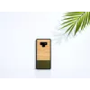 Man and wood nutitelerfoni ümbris Samsung Galaxy Note 9 jaoks — bambusmets must