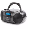 Kantav stereosüsteem Aiwa BBTC-550BK Digital 6 W FM PLL Must