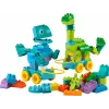 Ehituskomplekt LEGO DUPLO 10451 Dinosaurused ratastel 3-in-1 komplekt, 108 tk, vanus 3+, kõrgus 220 mm