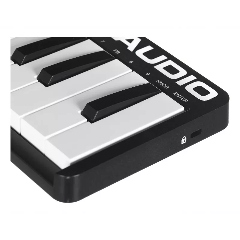 M-AUDIO Keystation Mini 32 MK3 MIDI-klaviatuur 32 klahviga USB must, valge