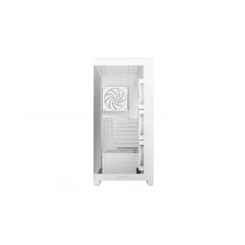 PC Case DeepCool CG580 4F V2 Midi Tower Valge — ATX, karastatud klaas, 3x120mm küljeventilaatorid, 360mm küljeradiaatori tugi