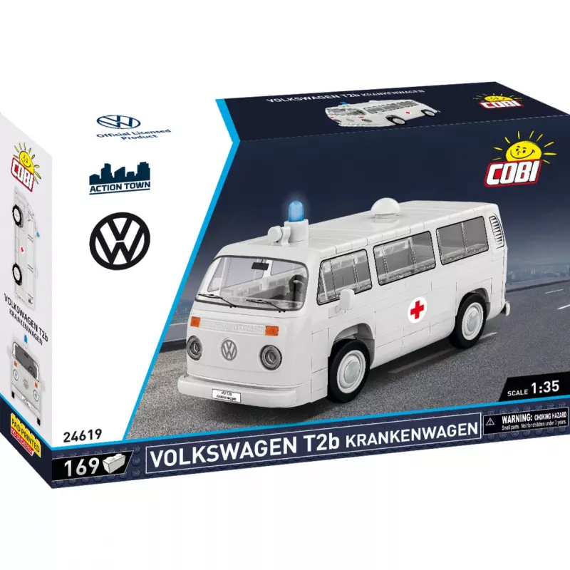 Cobi mudelikomplekt Volkswagen T2b kiirabiauto 1:35 hall