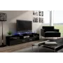 Cama TV-alus EVORA 200 must/must läikiv