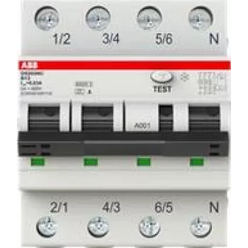 ABB RCBO lüliti DS203NCA-B20/03P+N DS203NC B20 A30 (2CSR256140R1205)