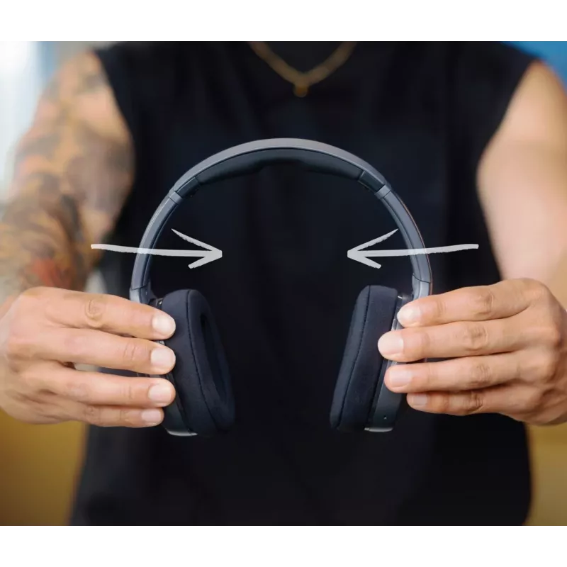 Kõrvaklapid Skullcandy Crusher 540 Active — juhtmega ja juhtmeta Bluetooth, USB-C, peakõrvuti, 20–20000 Hz