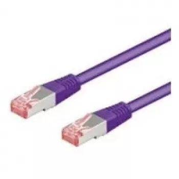 Wentronic Goobay CAT 6 paigalduskaabel, S/FTP (PiMF), violetne, 20 m - LSZH halogeenivaba, vask (93540)