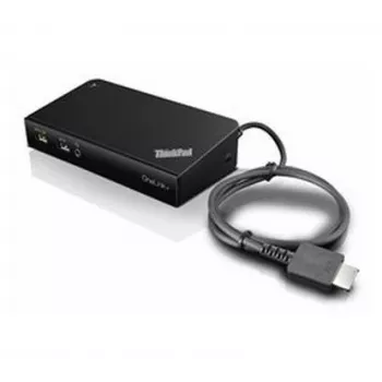 Lenovo 40A40090EU sülearvuti dokk/pordireplikaator Juhtmega USB 3.2 Gen 1 (3.1 Gen 1) Type-A Must