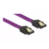 SATA-kaabel DeLOCK 83691 0,5 m SATA 7-kontaktiline lilla