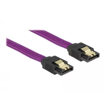SATA-kaabel DeLOCK 83691 0,5 m SATA 7-kontaktiline lilla
