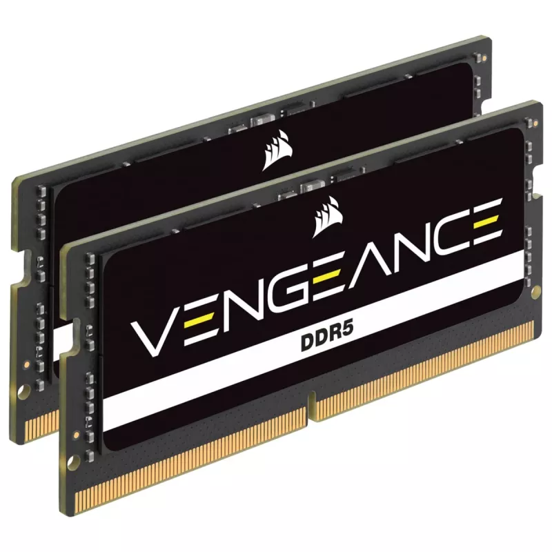 SO-DIMM 64 GB DDR5-4800 (2x 32 GB) kahekomplekt, mälu must, CMSX64GX5M2A4800C40, Vengeance