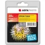 Tindikassettide komplekt AgfaPhoto APET263SETD — Must 14 ml, tsüaan/magenta/kollane 12 ml, tootlikkus 2600 lehekülge (värviline)