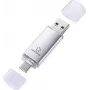 Renkforce RF-USBOS-220 USB-mälupulk 32 GB Hõbedane RF-6684362 USB-A, USB-C® (RF-6684362)