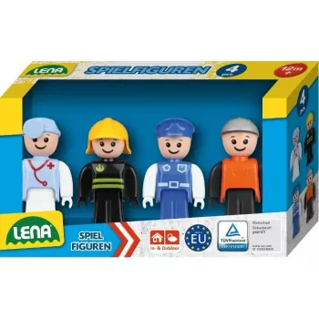 Mängufiguuride komplekt Lena 04490 sinine – plastist mängufiguurid, erinevad sinised karakterid