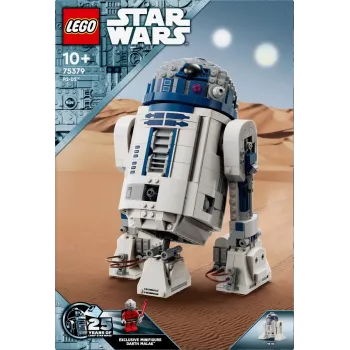 LEGO ehitatav droid R2‑D2 komplekt 75379 — 1050 osa, 10+ aastat, 160×110×240 mm, 0,24 kg