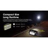 Pealamp Nitecore NU30 — kompaktne kantav LED-pealamp, kuni 500 luumenit, mitu väljundtaset, punase valguse režiim