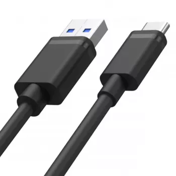 UNITEK USB-kaabel USB-A — USB-C 50CM, Y-C481BK MUST