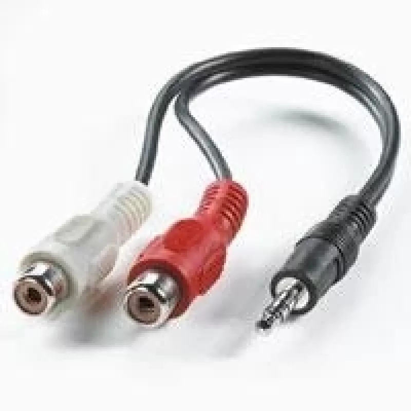 3,5 mm (M) – Cinch (2x M) kaabel VALUE 0,2 m