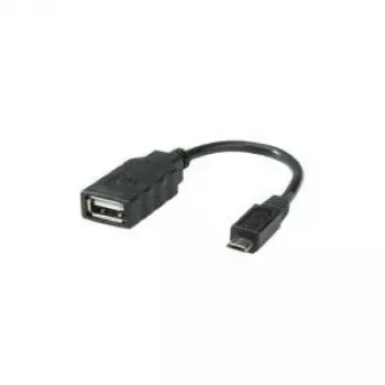 ROLINE USB 2.0 kaabel, USB 2.0 tüüp Micro B - tüüp A BU, OTG 0,15 m (11.02.8311)
