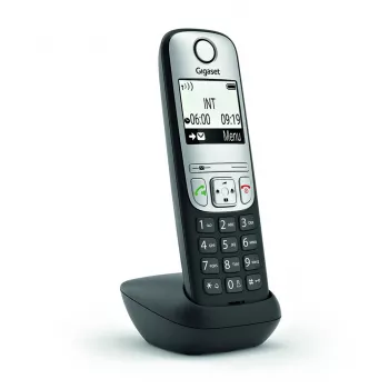 Gigaset A690HX Analoog/DECT telefon Kõne tuvastus Must, Hõbedane