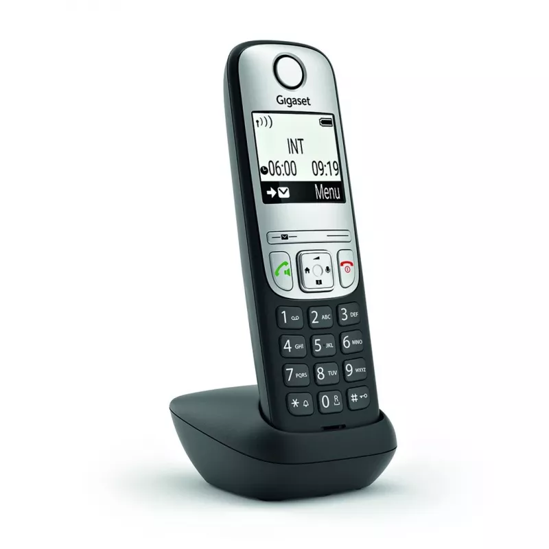Gigaset A690HX Analoog/DECT telefon Kõne tuvastus Must, Hõbedane