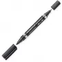 Püsimarker Staedtler Lumocolor Duo Fine/Bullet Tip must