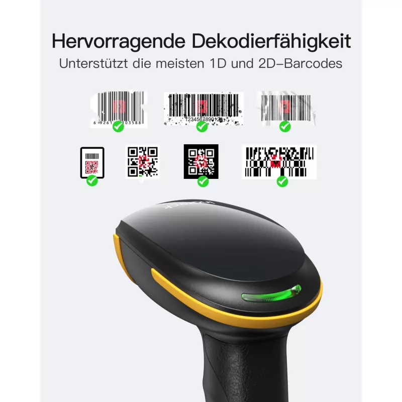 Inateck vöötkoodiskanner 35 must [BCST-35_black]