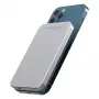 RealPower Powerbank PB-5000 MAG Hõbedane 5.000mAh