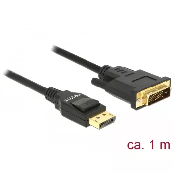 Video Kaabliadapter DeLOCK 85312 1m DisplayPort DVI-D-le Must