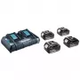 MAKITA TOITEKOMPLEKT 18V (BL1850Bx4+DC18RD) MAKPAC
