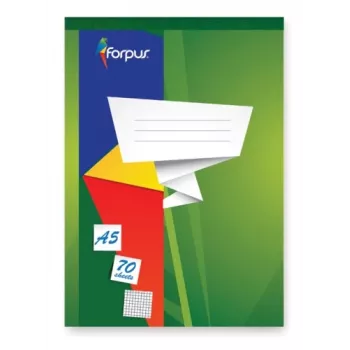 Märkmik, eemaldatavad lehed, Forpus, A5/70, ruuduline 0723-002