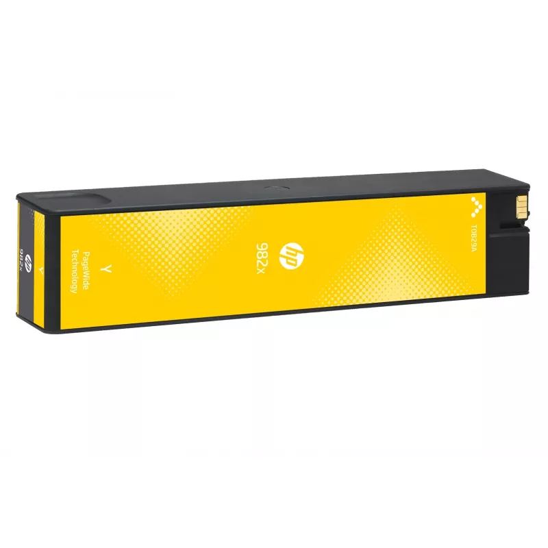 HP 982X High Yield Yellow Original PageWide kassett, kollane, 1 tk, 16000 lehekülge