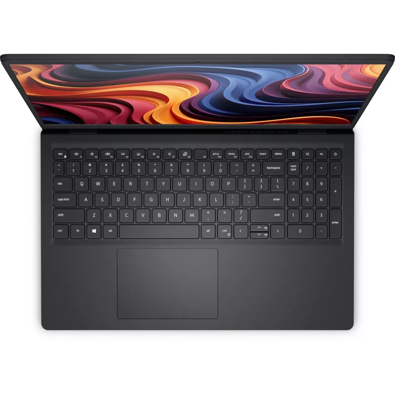 Dell 15 DC15255/AMD Ryzen 5 7520U/8GB/512GB SSD/15.6 FHD/AMD Radeon 610M/WLAN + BT/US Kb/3 Cell/W11Home/Carbon Must/3a põhitoetus kohapeal