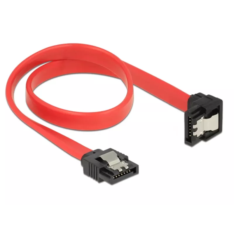 SATA-kaabel DeLOCK 83978 0,3 m SATA 7-kontaktiline Must Punane