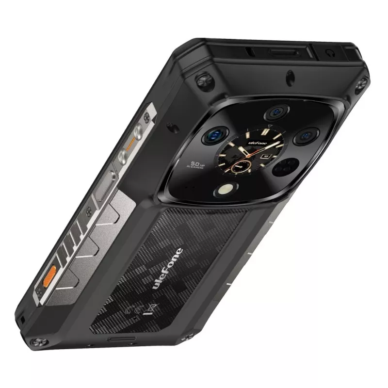 Töökindel nutitelefon UleFone Armor 28 Ultra 5G — 16 GB muutmälu, 1 TB salvestusruum, must