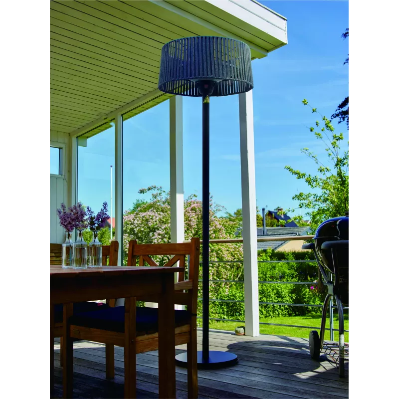 TunaBone Electric Standing Patio Heater, Double clear halogen heating lamps | TB1821SH-01 | Patio heater | 2100 W | Must