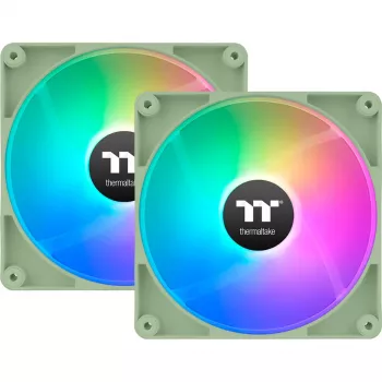Thermaltake CT120 ARGB Sync Matcha Green 120 mm 2-pakendilised korpuseventilaatorid