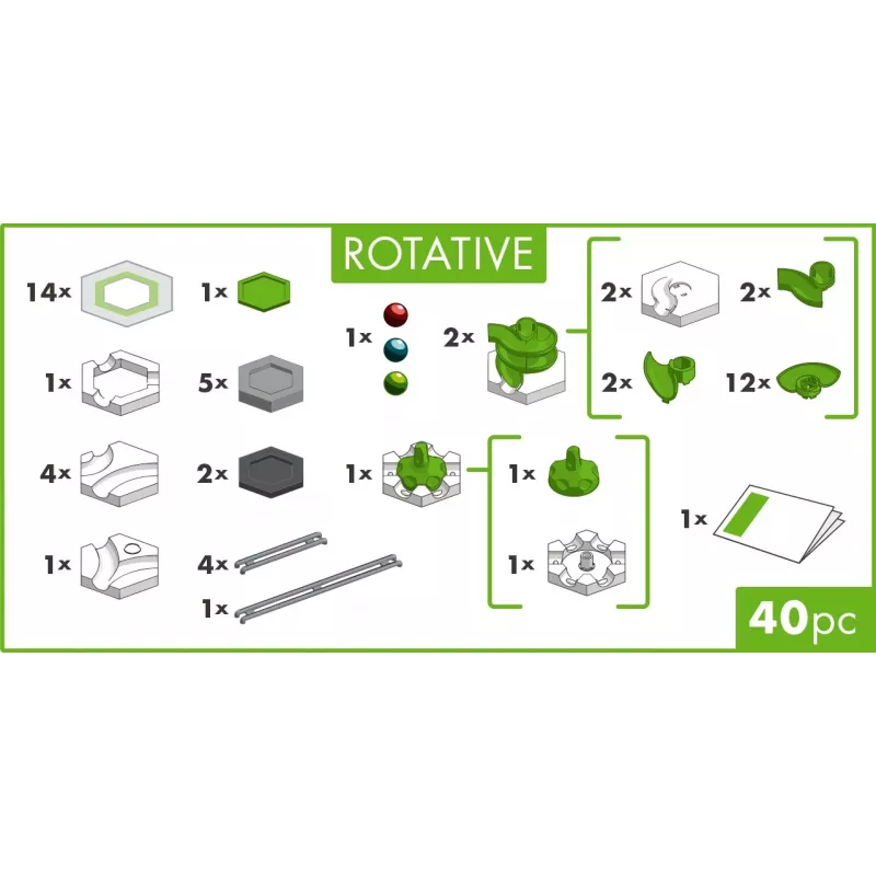GraviTrax GO Rotative Ravensburger Mitmevärviline 23703