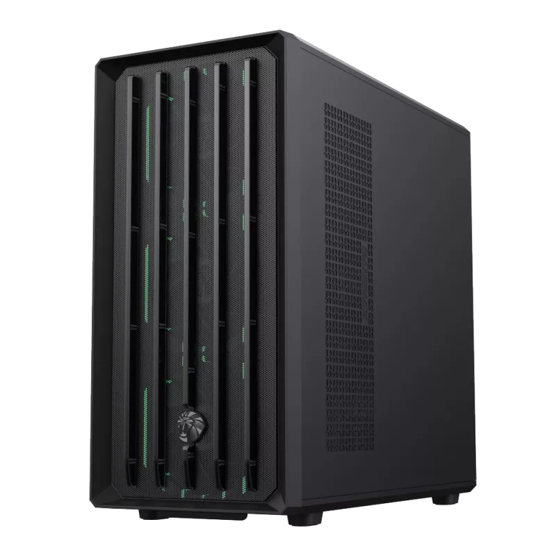 Gamemax korpus | CLAW 460 BK | Must | Mid-Tower | Toiteplokk pole kaasas
