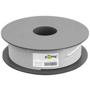 Wentronic Goobay CAT 6 võrgukaabel, U/UTP, Hall, 100 m - CCA, AWG 24/7 (keerutatud), PVC (93884)