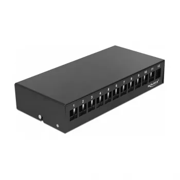 Patch Panel DeLOCK Keystone 12 Port Must