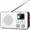Internetiraadio TECHNISAT VIOLA 2 C IR — Analoog- ja digituuner, DAB+/FM, Wi‑Fi, 3 W, 2,4-tolline TFT, 3,5 mm, must/valge