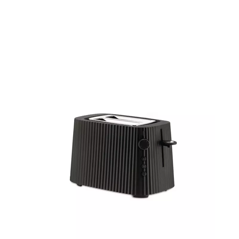 Röster Alessi MDL08B Must — Plissé disain, 6 pruunistusseadet, bagel/sulatamine/taaskuumutamine, 340×185×250 mm