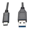 Tripp U428-003-G2 USB-C–USB-A kaabel (pistik/pistik) – USB 3.2 Gen 2 (10 Gbit/s) – Thunderbolt 3 ühilduv – 0,91 m – 1,83 m – USB C – USB A – USB 3.2 Gen 2 – isane/isane