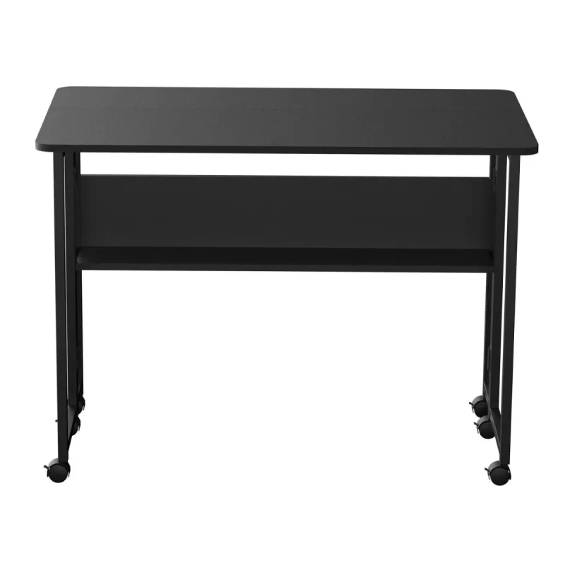 Kokkuvolditav lauamööbel Maclean, must, mobiilne 100x58 cm, max 50 kg, MC-126 B
