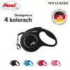 Sissetõmmatav rihm Flexi New Classic Cat XS 3 m — nöörrihm väikestele lemmikloomadele, must, max koormus 8 kg