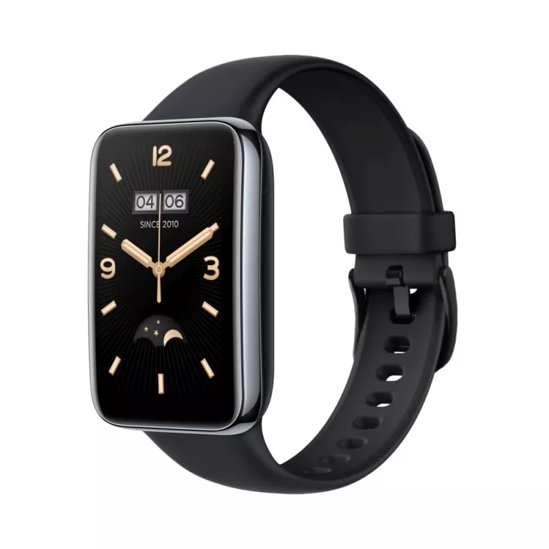 Silikoonrihm FIXED, Xiaomi Mi Smart Band 7 Pro — must, reguleeritav, veekindel