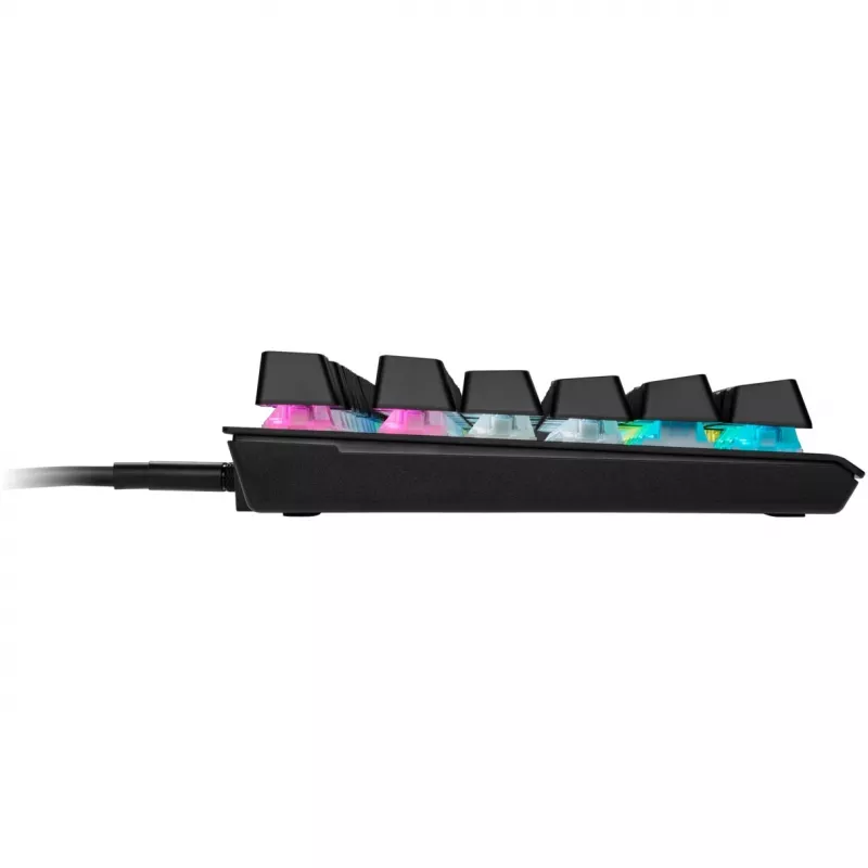 Corsair K60 PRO TKL optilis-mehaaniline mänguklaviatuur, OPX lülitid, RGB, must