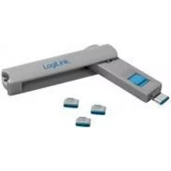 LOGILINK AU0052 USB-C pordiblokeerija 1x võti ja 4x lukud