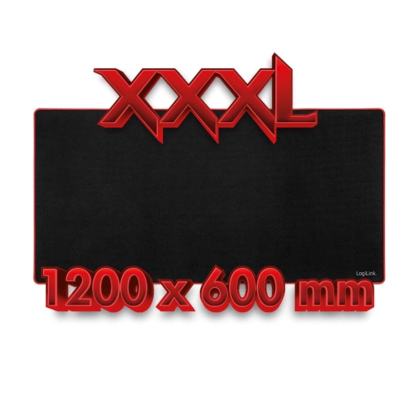 XXXL hiirematt mängimiseks, must