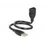 USB-kaabel DeLOCK 35cm USB 2.0 83498 Must